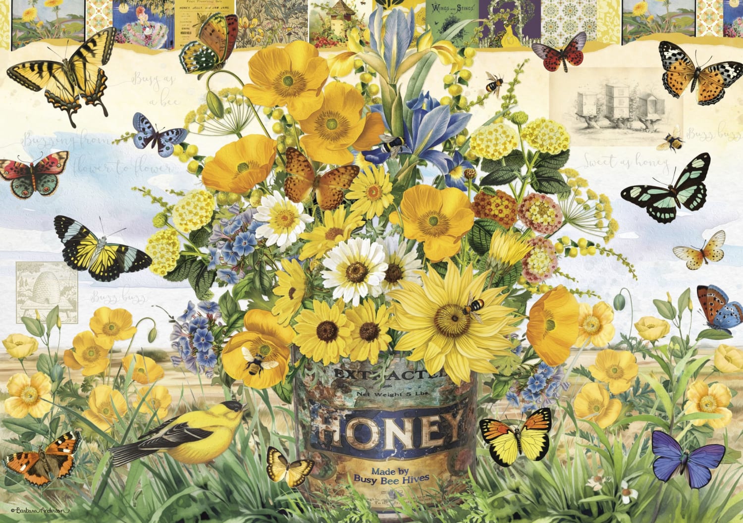 Honey Bee Floral