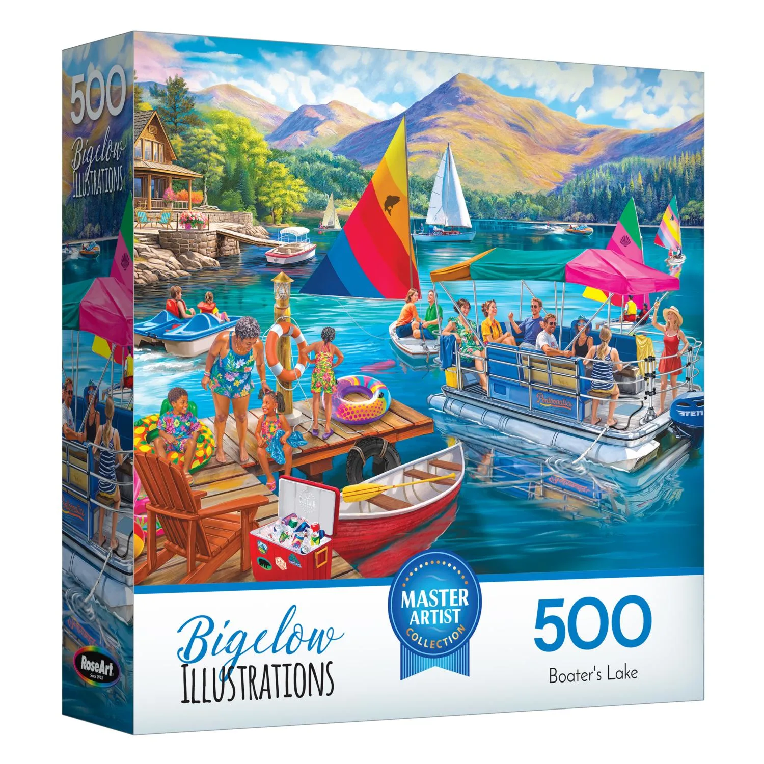 Bigelow Illustrations - Boater's Lake