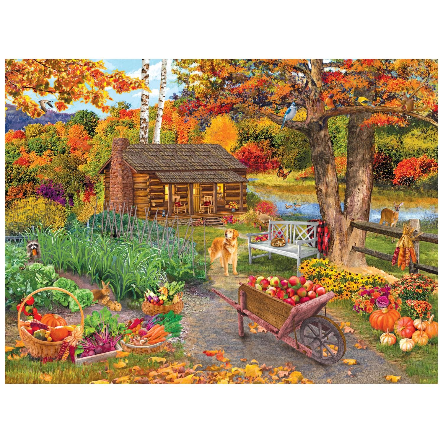 Bigelow Illustrations - Harvest At The Cabin