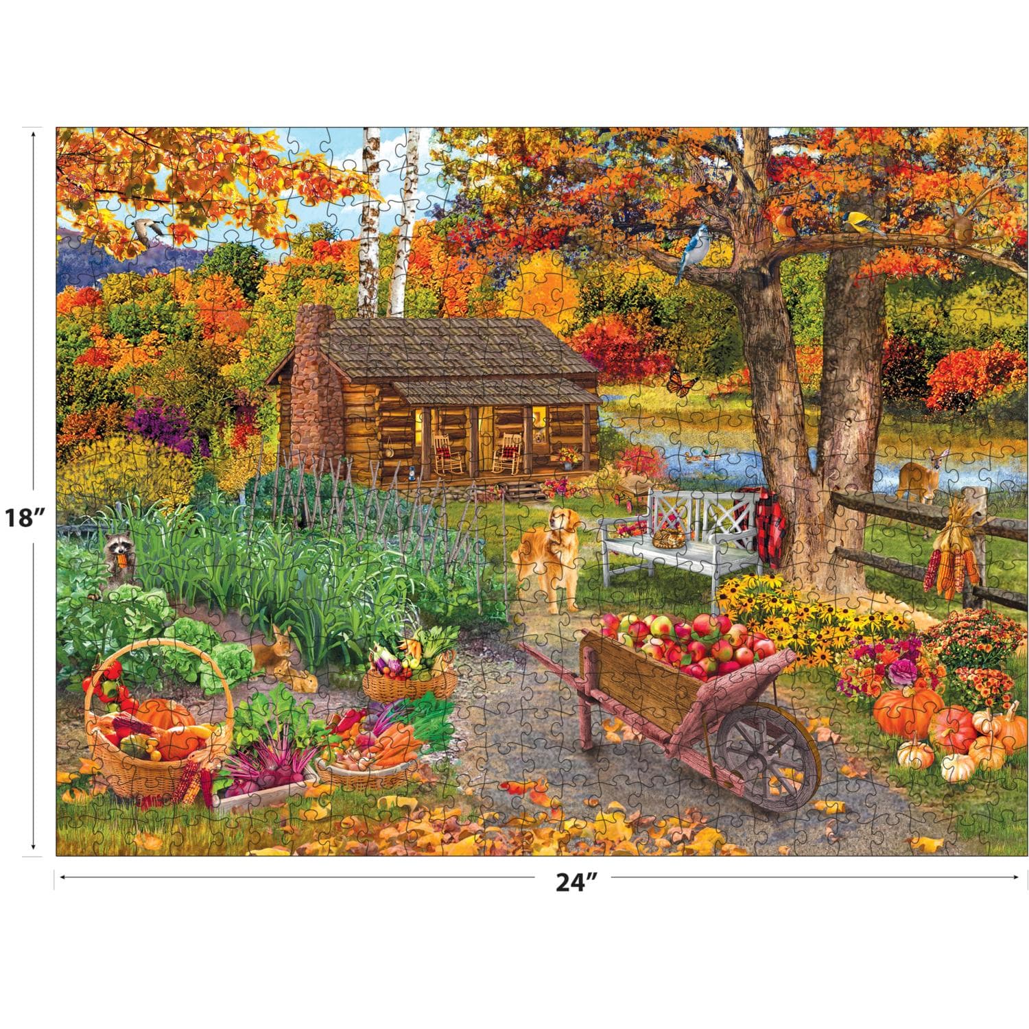 Bigelow Illustrations - Harvest At The Cabin