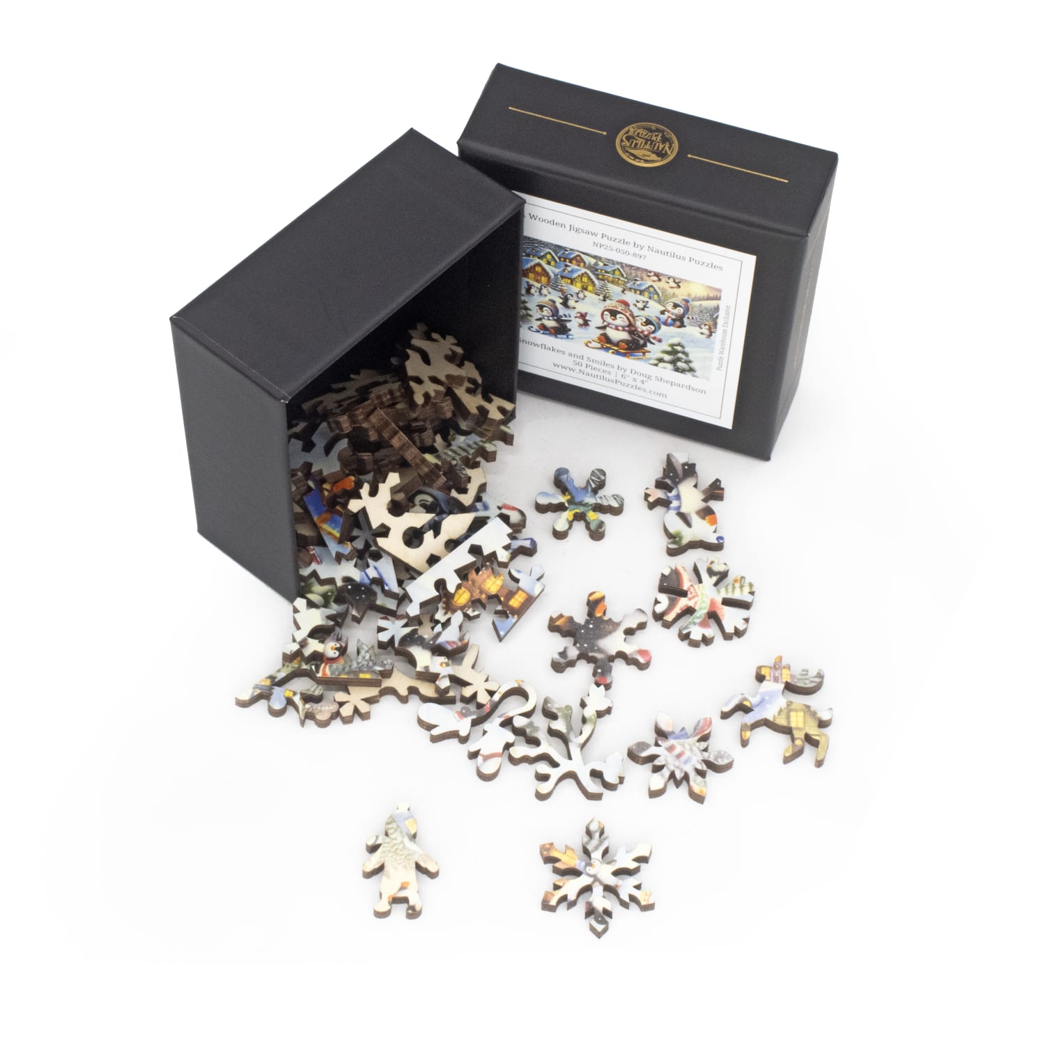 Snowflakes and Smiles - Puzzle Warehouse Exclusive Mini puzzle