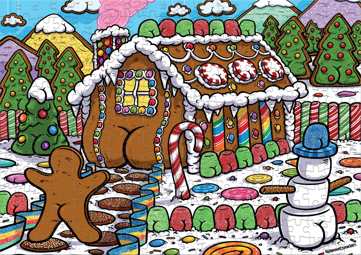 Butts on Things Gingerbread