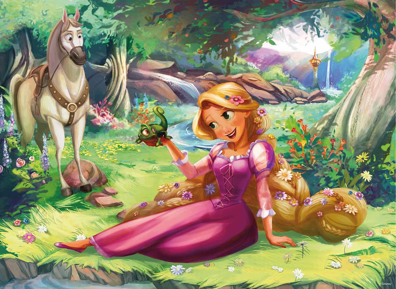 Disney Friends - Rapunzel and Pascal - 200 Piece Jigsaw Puzzle by