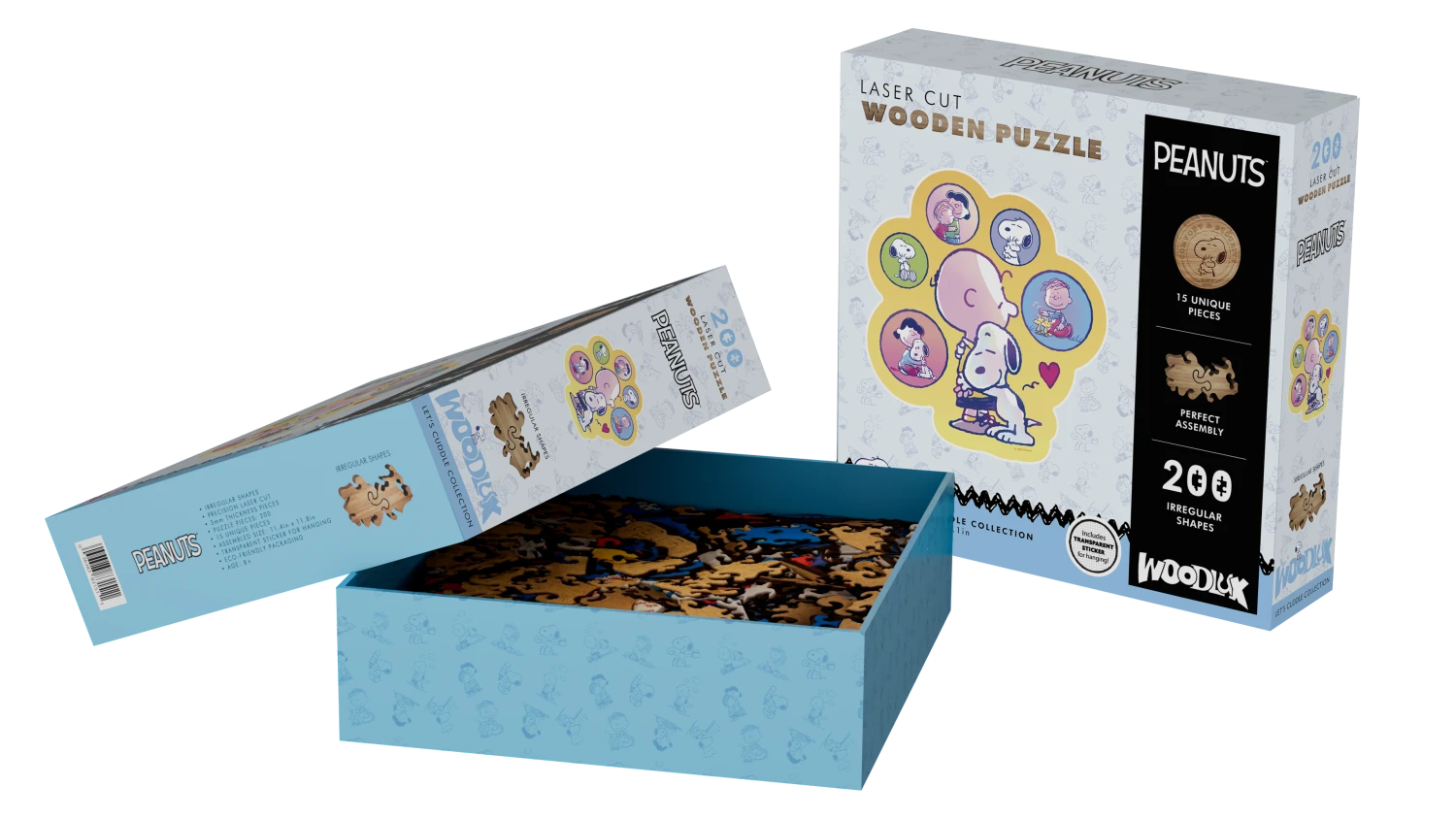Peanuts Let's Cuddle - Wooden Puzzle