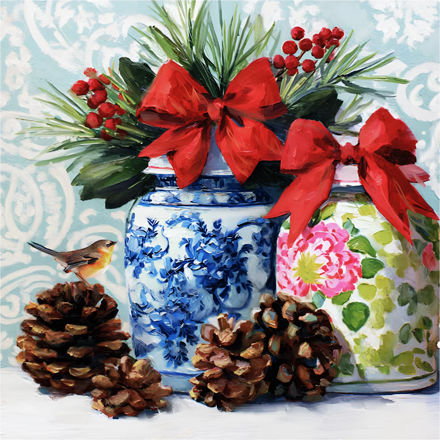 Bows and Botanicals - Puzzle Warehouse Exclusive Mini puzzle Winter