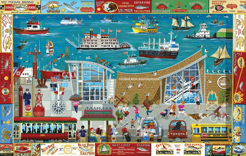Next Stop: Columbia River Museum Landmarks & Monuments Jigsaw Puzzle