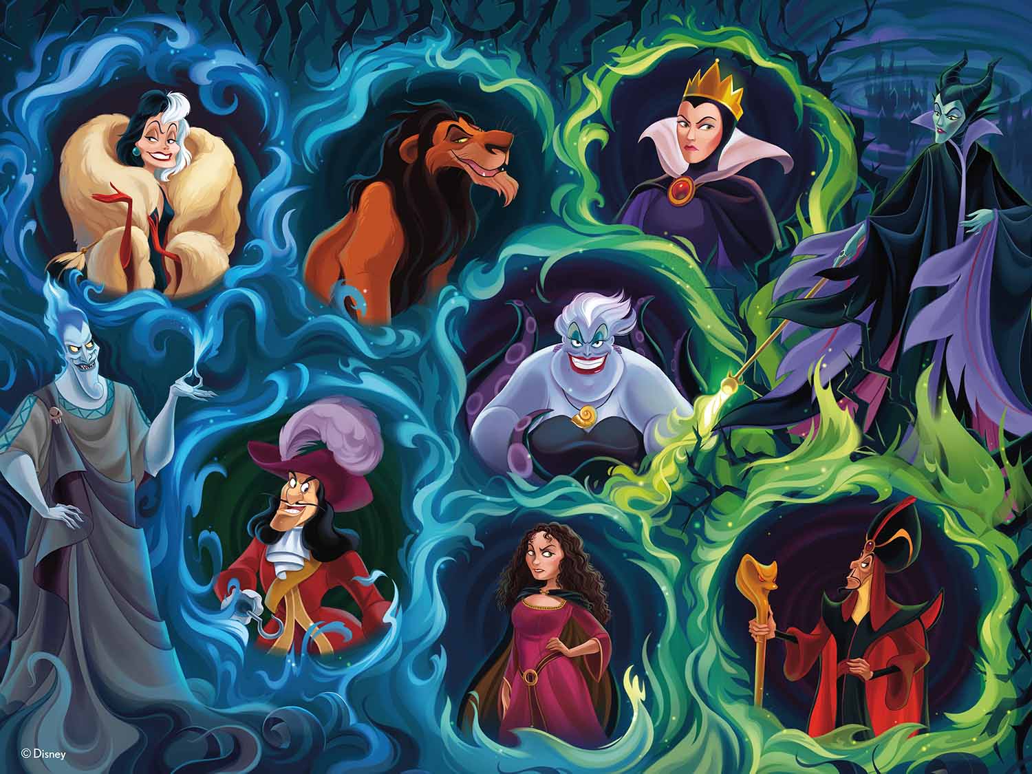 Disney - Villains Disney Villain Jigsaw Puzzle