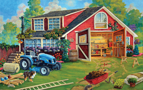 The Tool Shed Farm Jigsaw Puzzle