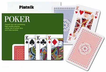 Poker size playing cards + dice