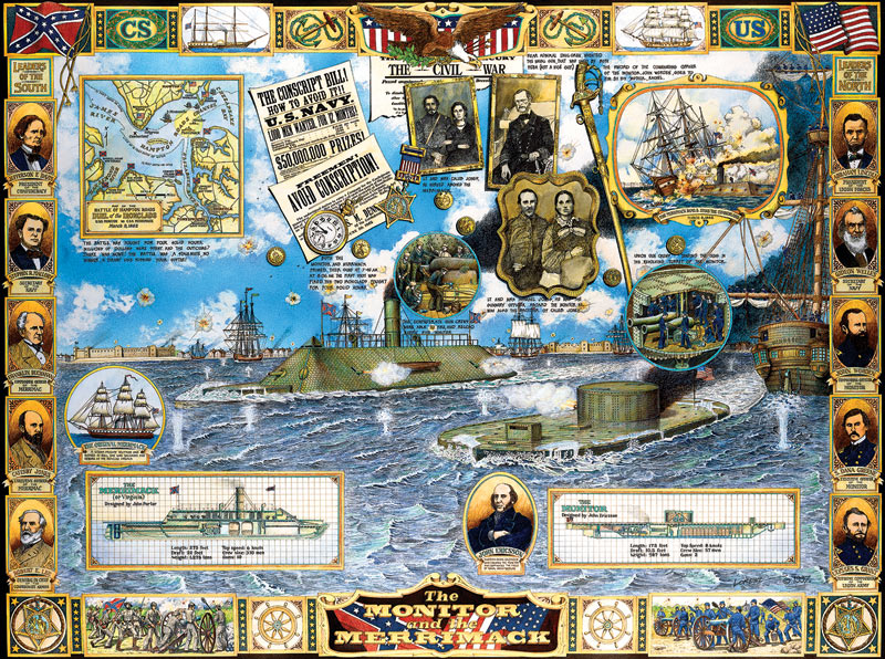 The Monitor and the Merrimac Famous People