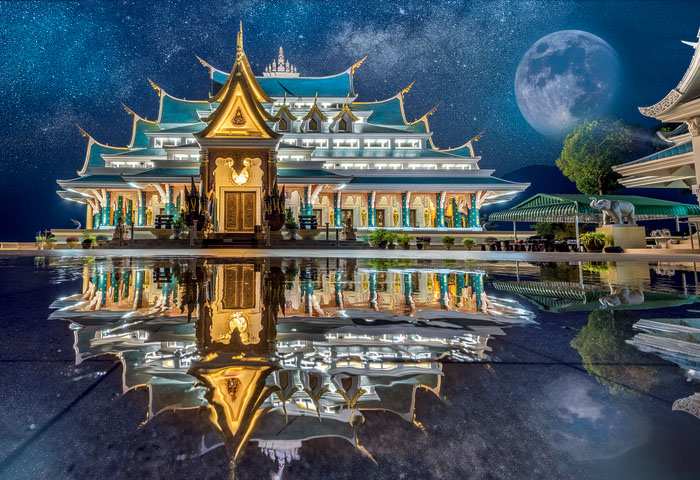 Wat Pa Phu Kon, Thailand / Thailande Asia Jigsaw Puzzle