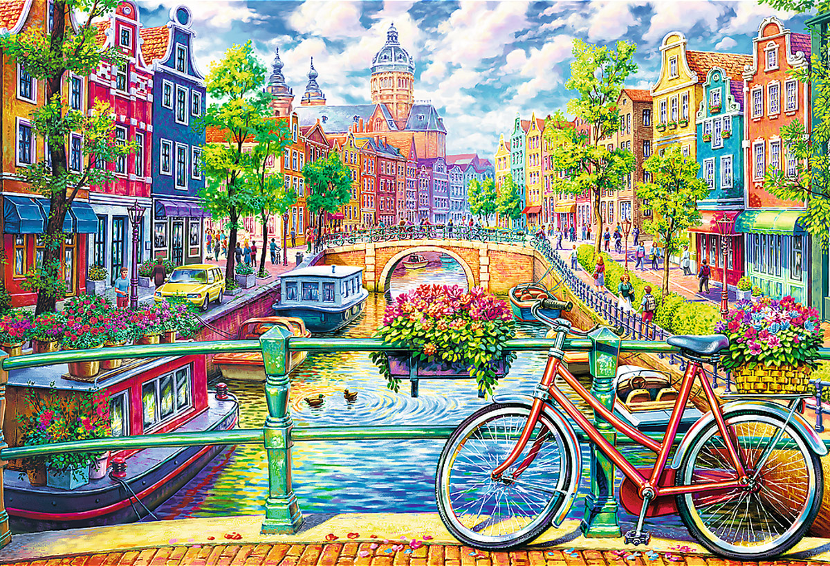 Amsterdam Canal Amsterdam Jigsaw Puzzle