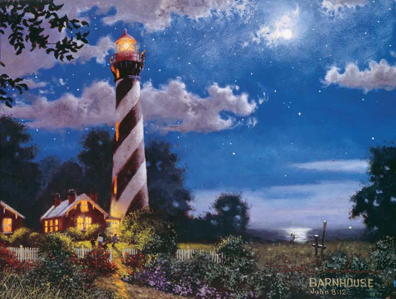Lighthouse at the Shore Lighthouse Jigsaw Puzzle