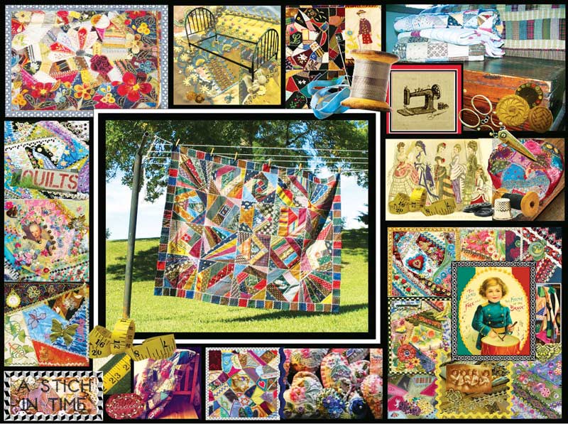 Quilt Montage Quilting & Crafts Jigsaw Puzzle