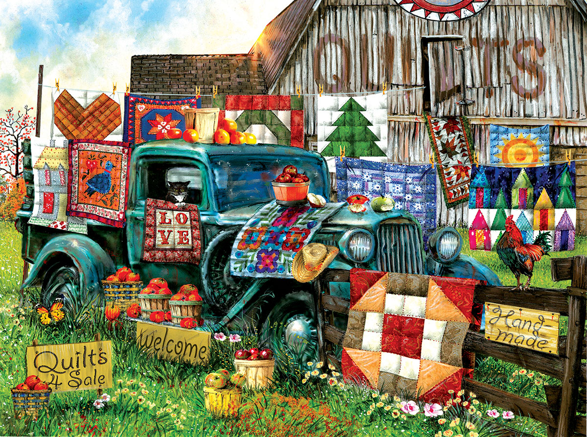 Quilts for Sale Countryside Jigsaw Puzzle