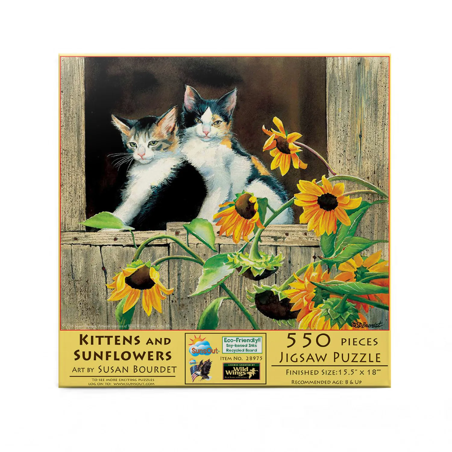 Kittens and Sunflowers