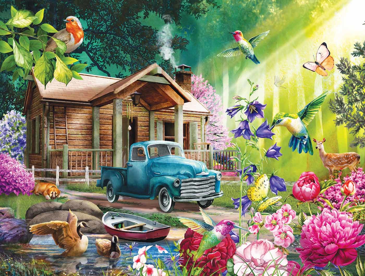 Fantasy Cabin Birds