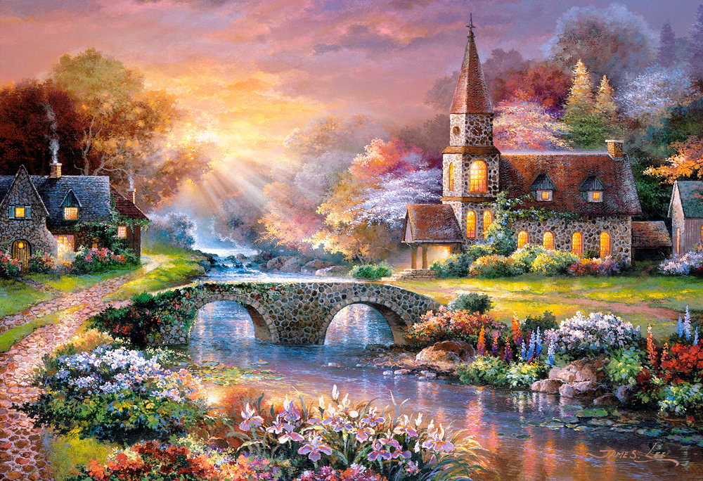 Peaceful Reflections Fine Art Jigsaw Puzzle