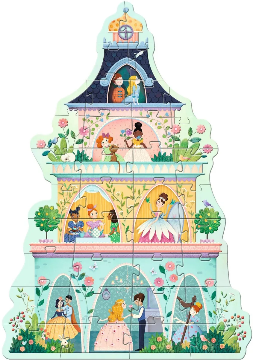 Princess Tower Giant Floor Puzzle Castle