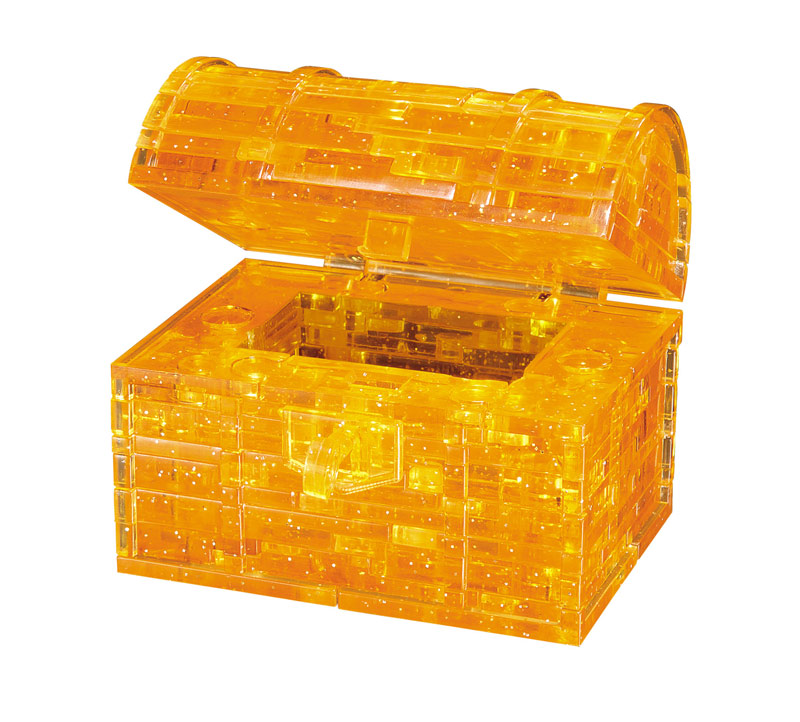 Treasure Chest 3D Crystal Puzzle Pirate