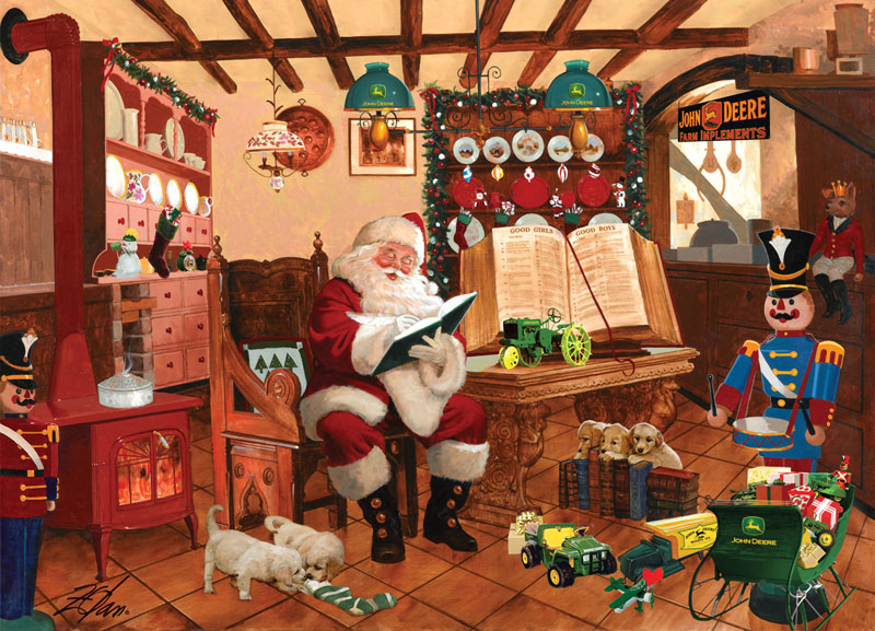 John Deere - Santa's Good Book