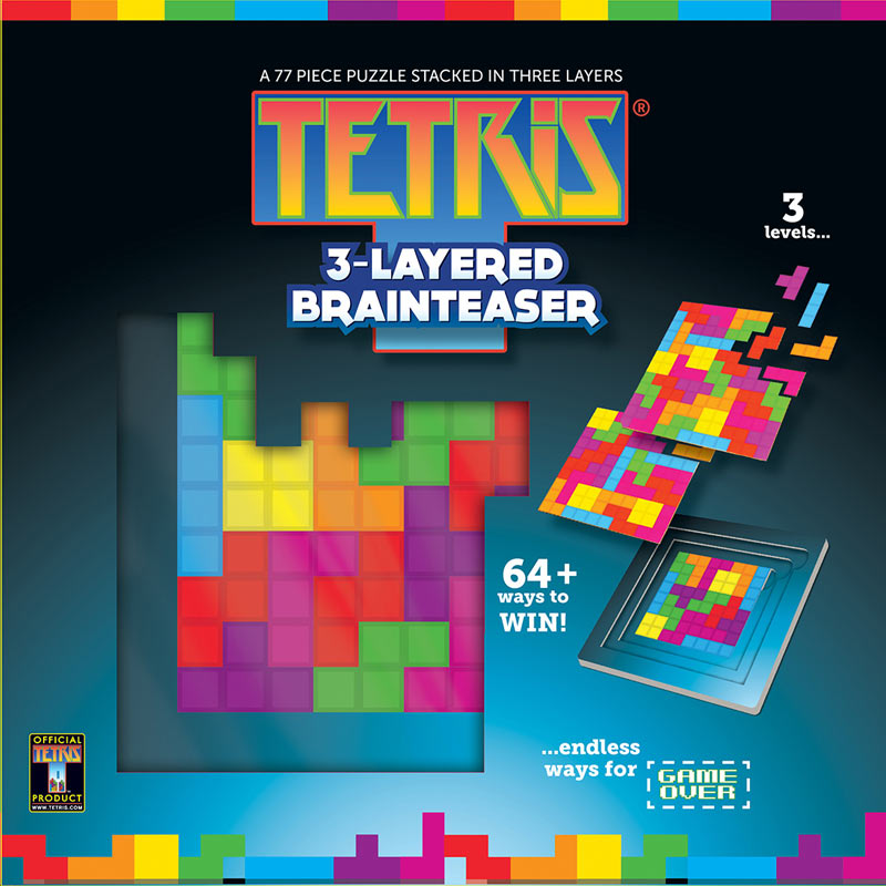 Tetris Layered Brainteaser Video Game Jigsaw Puzzle