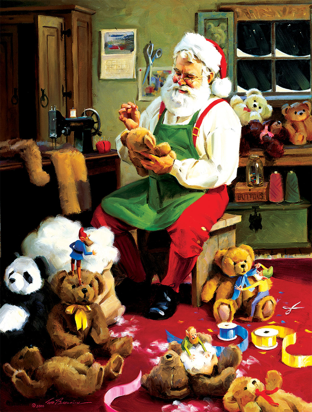 Bearly Christmas Bear Jigsaw Puzzle