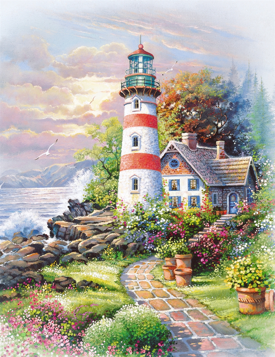 Signal Point Lighthouse Jigsaw Puzzle