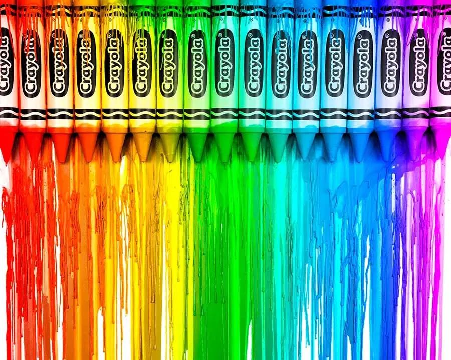 Crayola Dripping in Color Collage