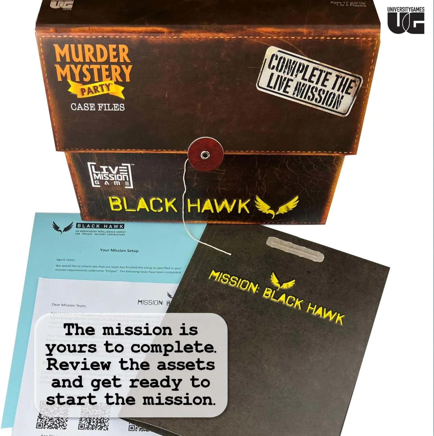 Murder Mystery Party Case Files: Mission Black Hawk