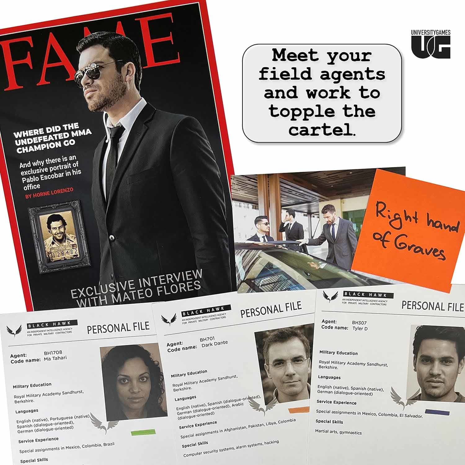 Murder Mystery Party Case Files: Mission Black Hawk