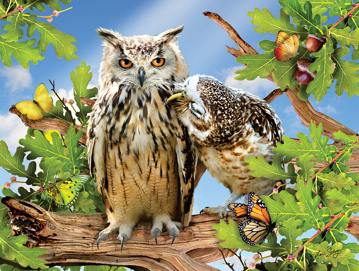 Owl Always Love You Birds Jigsaw Puzzle