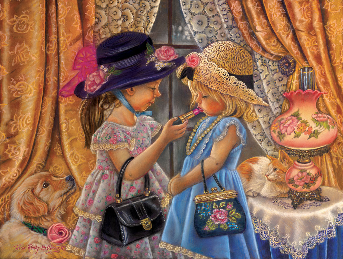 Playing Dress Up People Jigsaw Puzzle