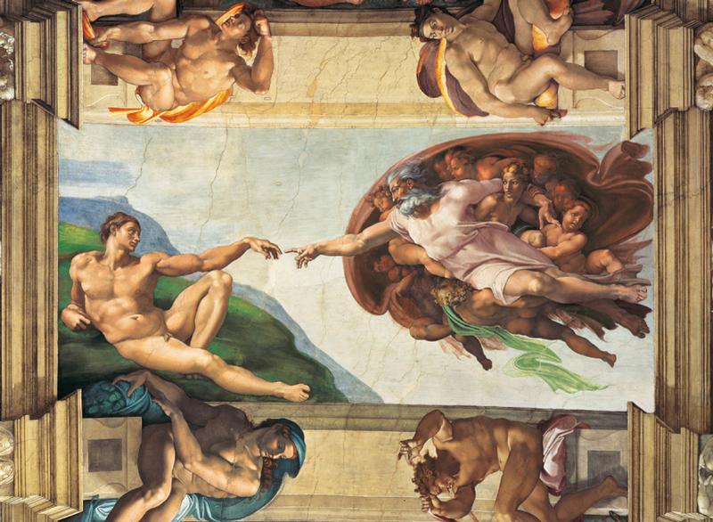 The Creation of Man Fine Art