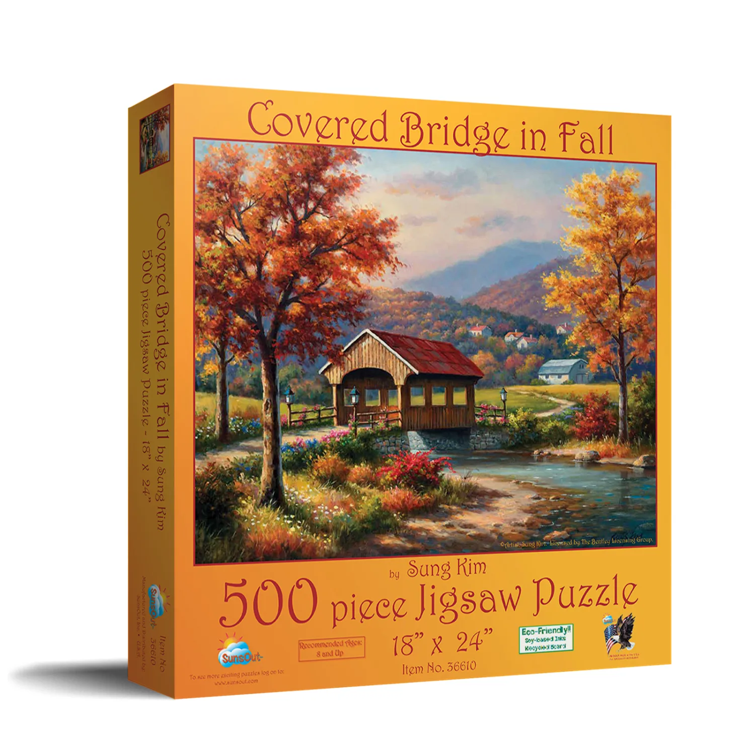 Covered Bridge in Fall