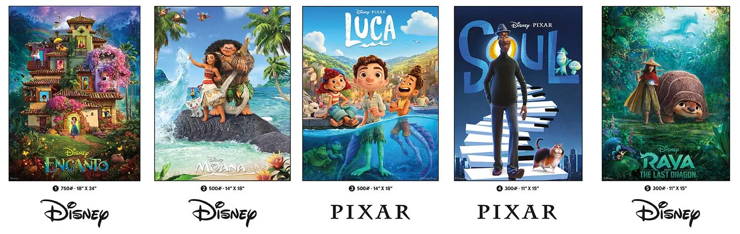 Pixar/Disney Movie Posters - Scratch and Dent