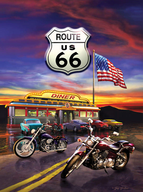 Route 66 Diner Fourth of July