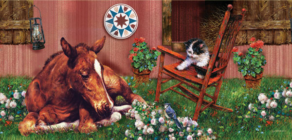 Keeping Company Horse