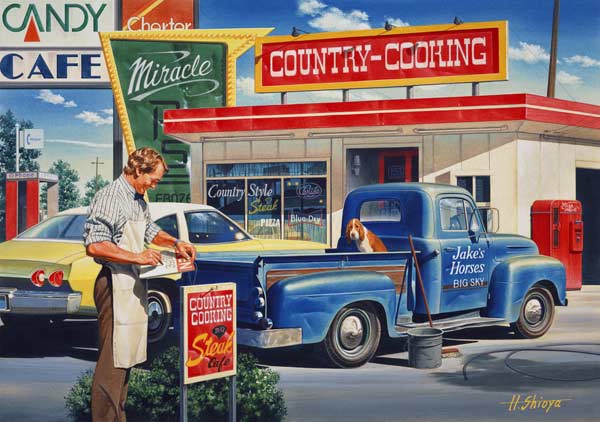 Country Cooking Car Jigsaw Puzzle