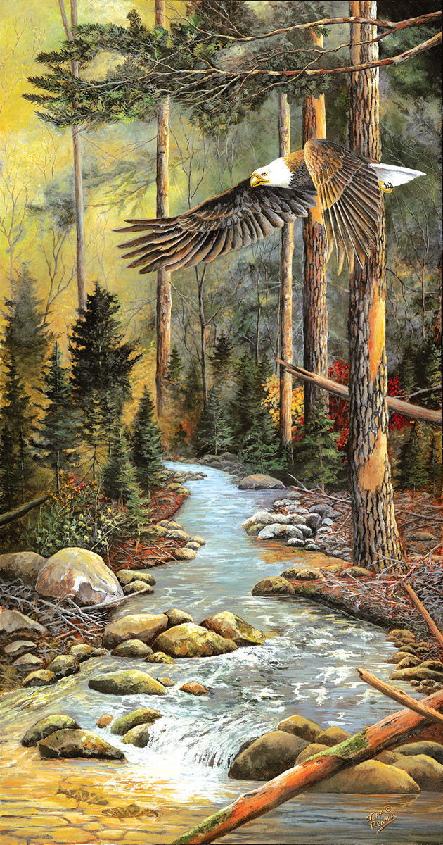 Wings of the North Eagle Jigsaw Puzzle