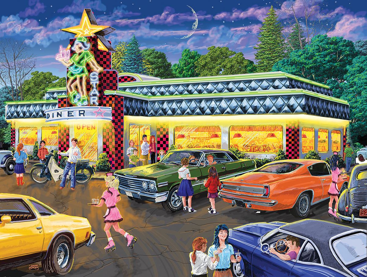 Star Diner Nostalgic & Retro Jigsaw Puzzle