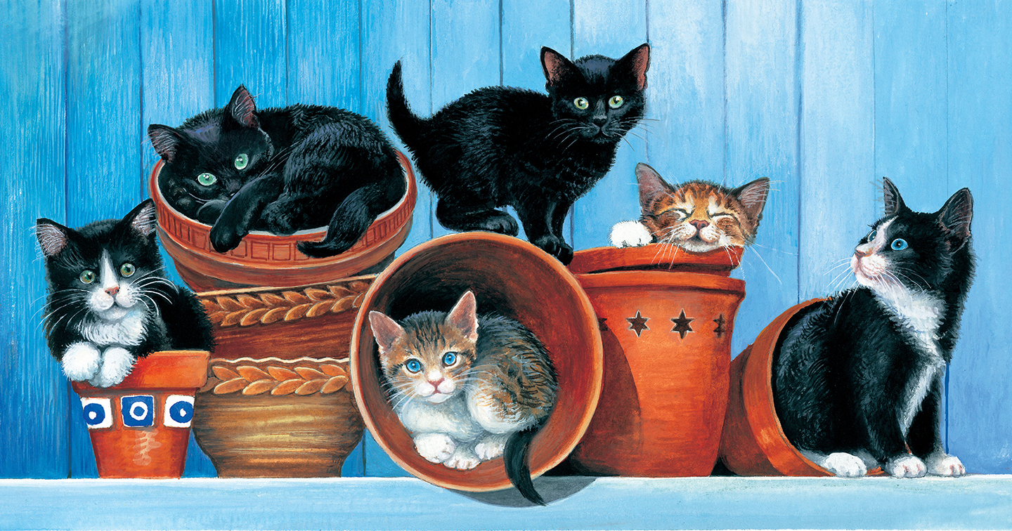 Potted Cats