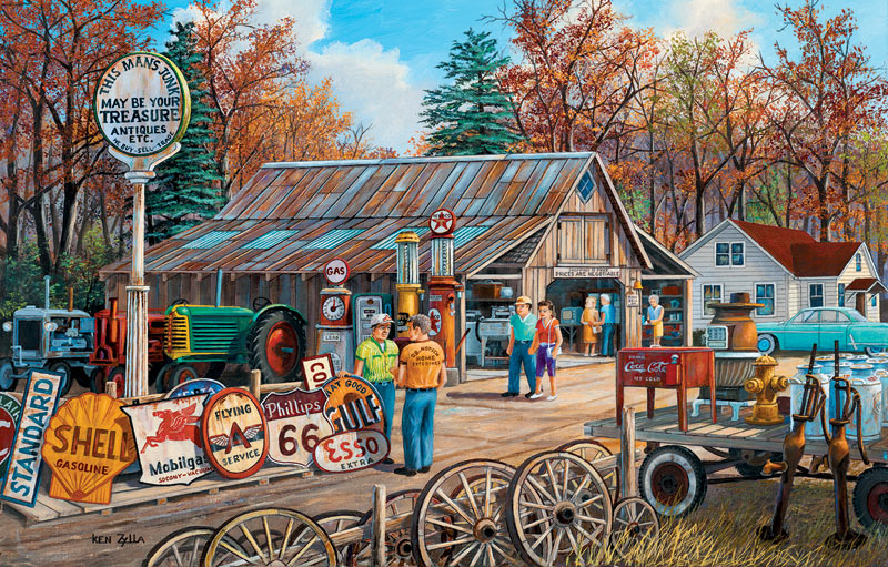 Signs of the Times Countryside Jigsaw Puzzle