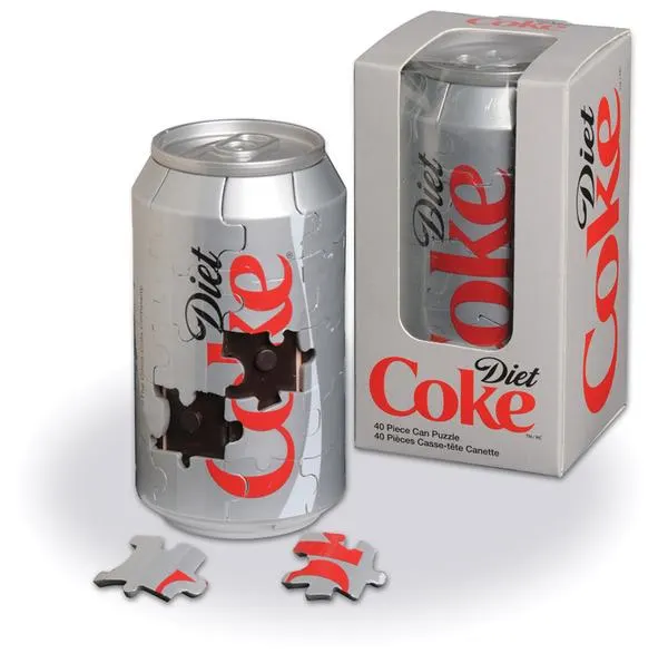 コカ・コーラ (Coca-Cola) 3Dジグソーパズル 3D Diet Coke Can - 40 Piece Jigsaw Puzzle by Springbok