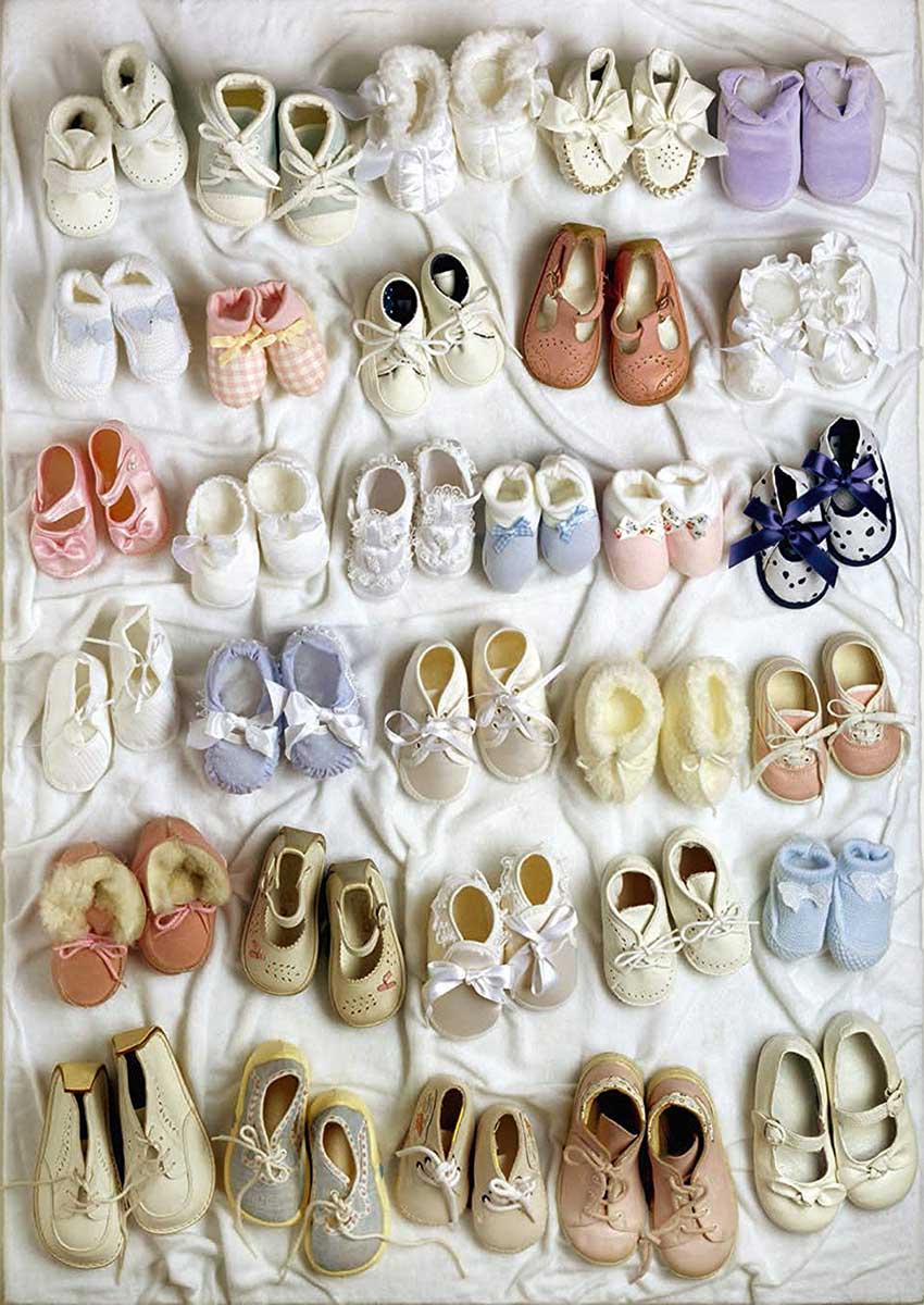 Baby Shoes Collage Jigsaw Puzzle