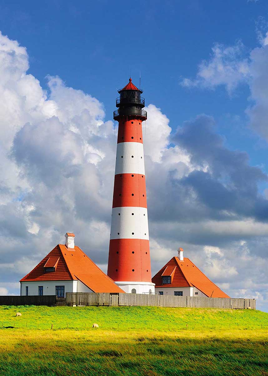 Westerhever Lighthouse Lighthouse Jigsaw Puzzle