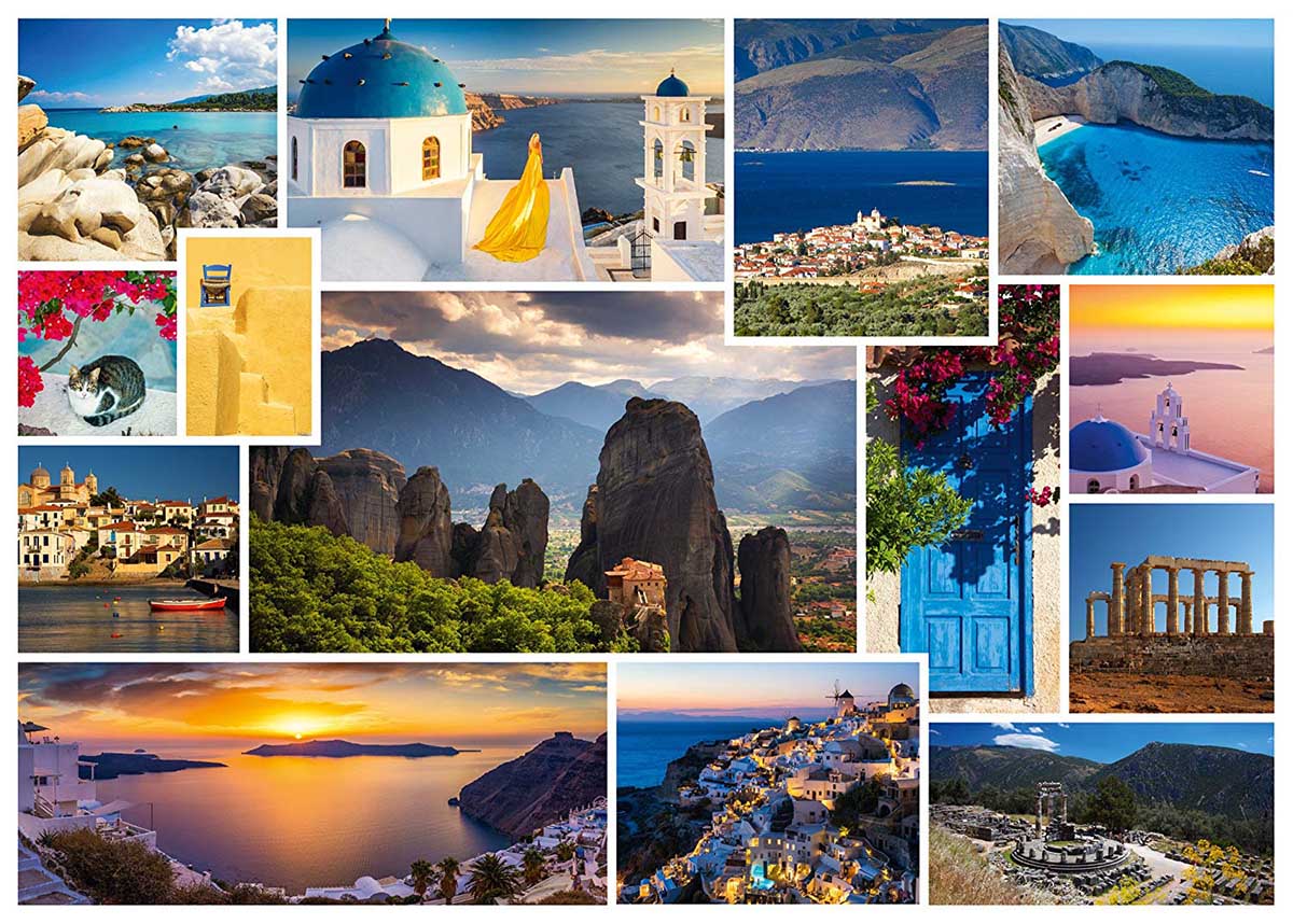 Take A Trip To Greece Jigsaw Puzzle