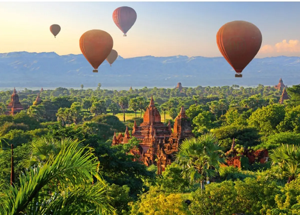 Hot Air Balloons: Mandalay, Myanmar Hot Air Balloon