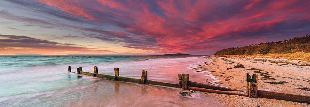 Mccrae Beach, Mornington Peninsula Australia Jigsaw Puzzle