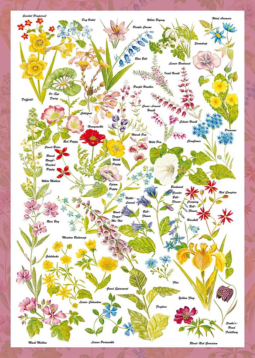 Wild Flowers Flower & Garden Jigsaw Puzzle